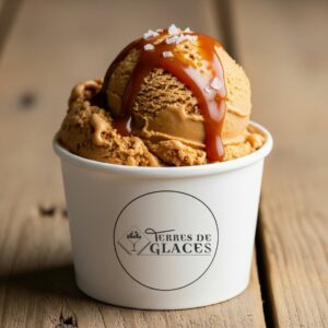glace artisanale caramel au beurre salé
