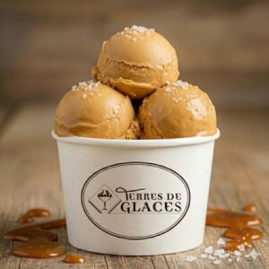 Crème glacée caramel beurre salé de Guérande