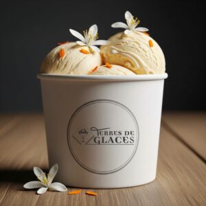 glace fleur d'oranger artisan glacier