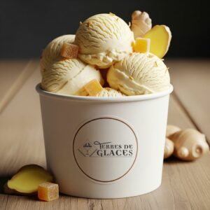 glace artisanale gingembre