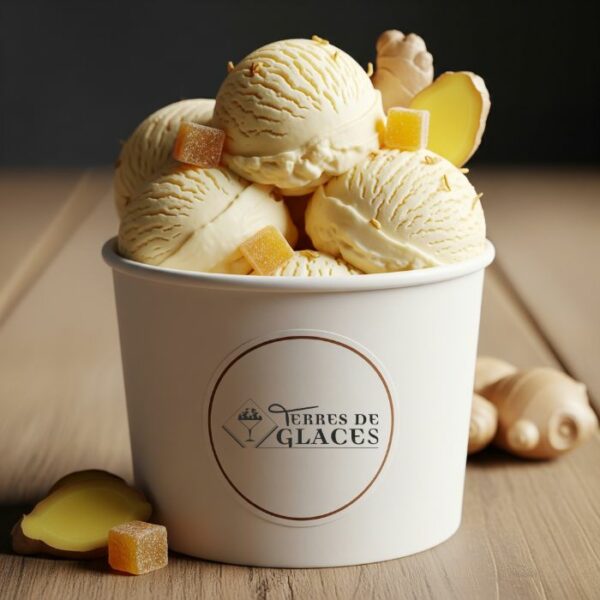glace artisanale gingembre