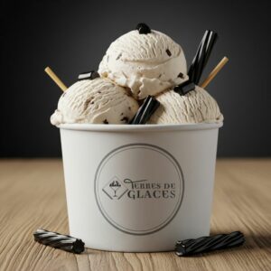 glace artisanale réglisse