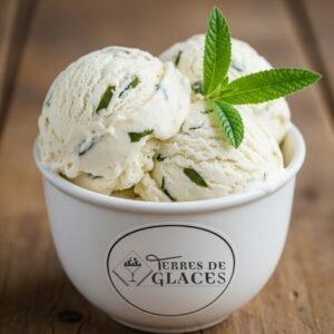 boule de glace verveine artisan glacier