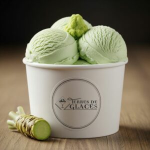 glace en pot wasabi artisan