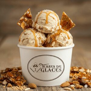Crème glacée à la nougatine