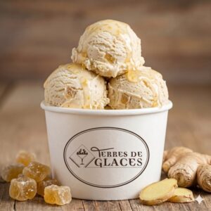 crème glacée au gingembre