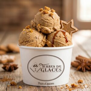 Crème glacée au pain d'épices