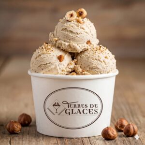 glace artisanale aux noisettes