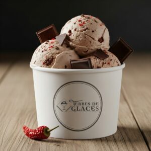 glace chocolat et piment espelette bretange