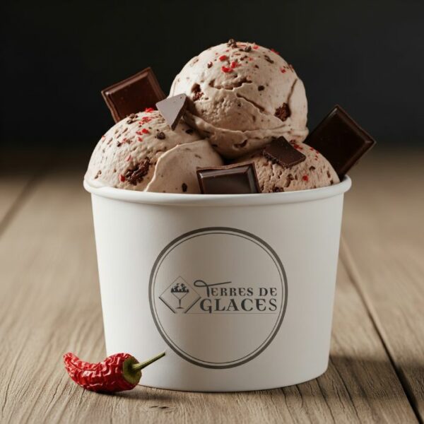 glace chocolat et piment espelette bretange