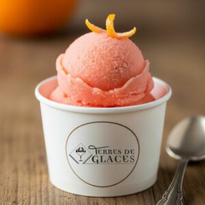 sorbet pamplemousse rose glacier artisan