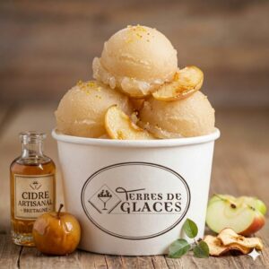 sorbet à la pomme cidrée