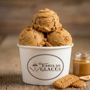 Crème glacée au spéculoos